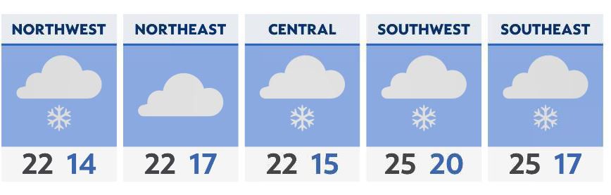 Still cold, but warming trend slowly rolling out