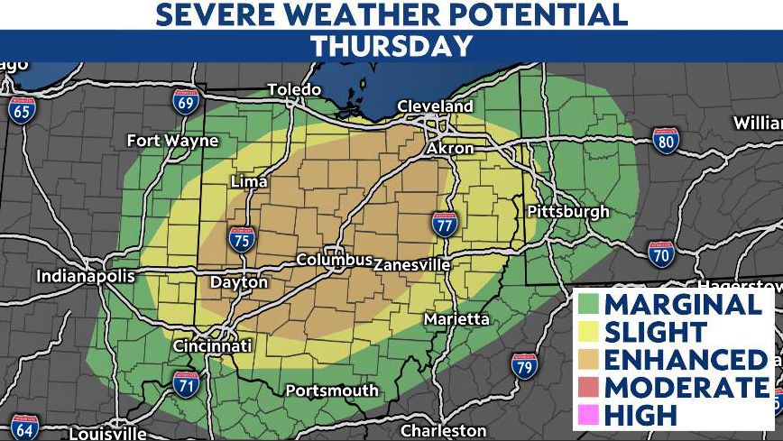 Severe storm chances continue a bit longer