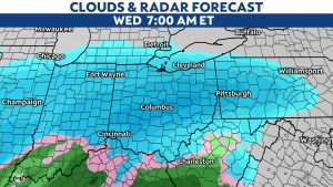 Heavy snow on the way for some on Wednesday