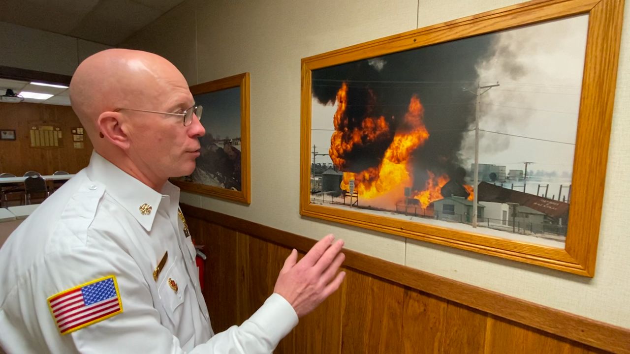 Residents kept out as air checked near derailed Ohio train