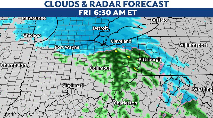 Winter returns heading into the weekend