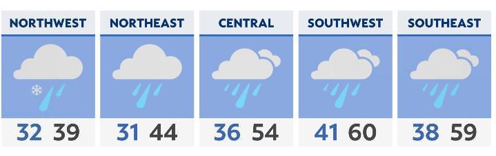 You are currently viewing Quiet Thursday before heavy rain, potential flooding Friday