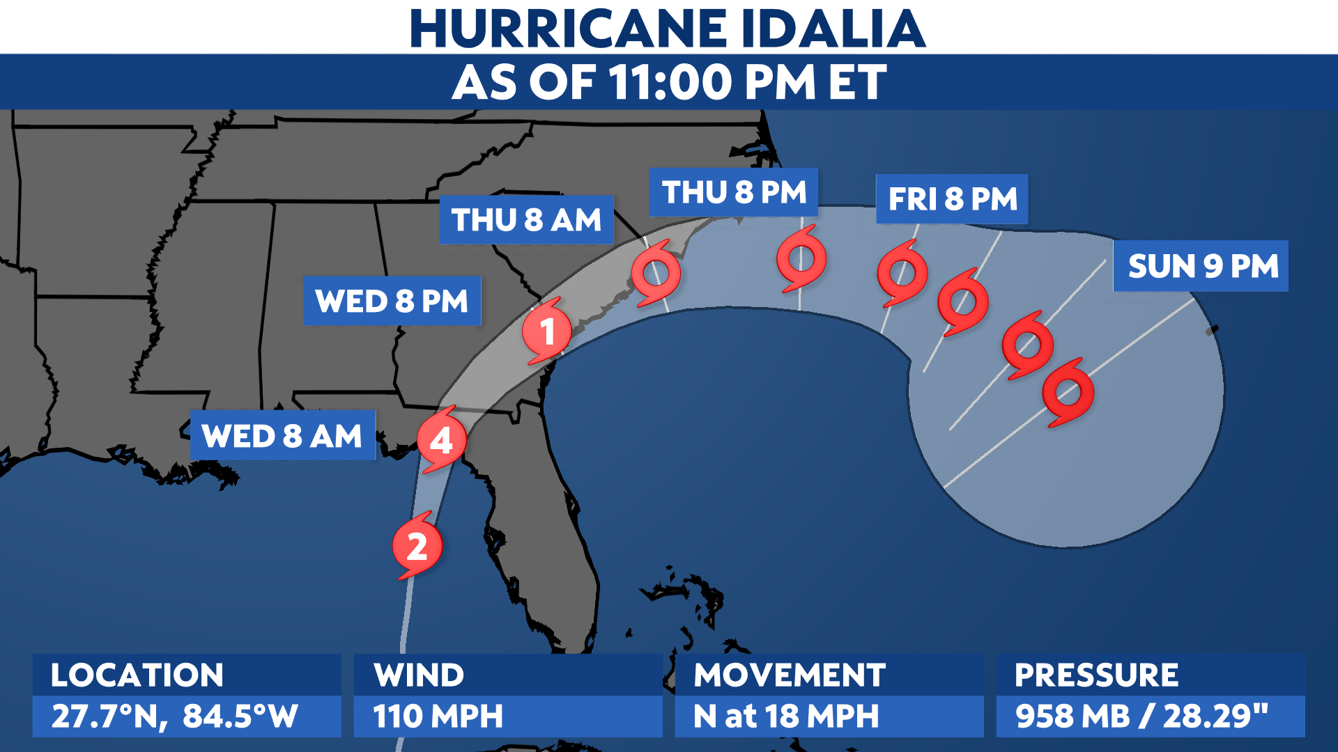 You are currently viewing Idalia forecast to make landfall as a Category 4 hurricane