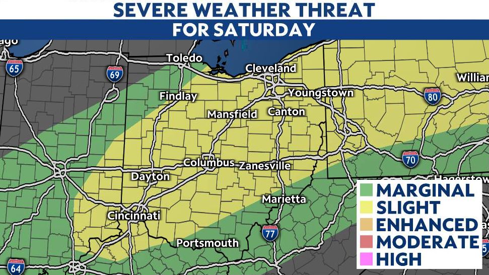 You are currently viewing Well have a threat of strong storms to start the weekend