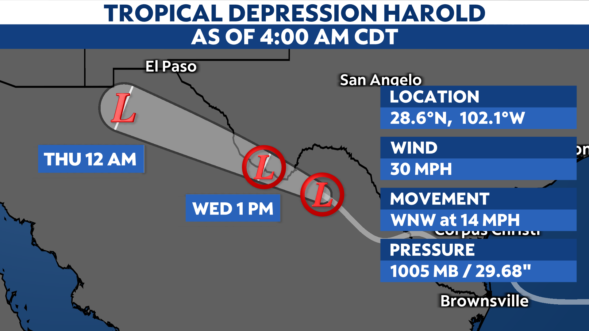 You are currently viewing Harold will continue to weaken as it heads west