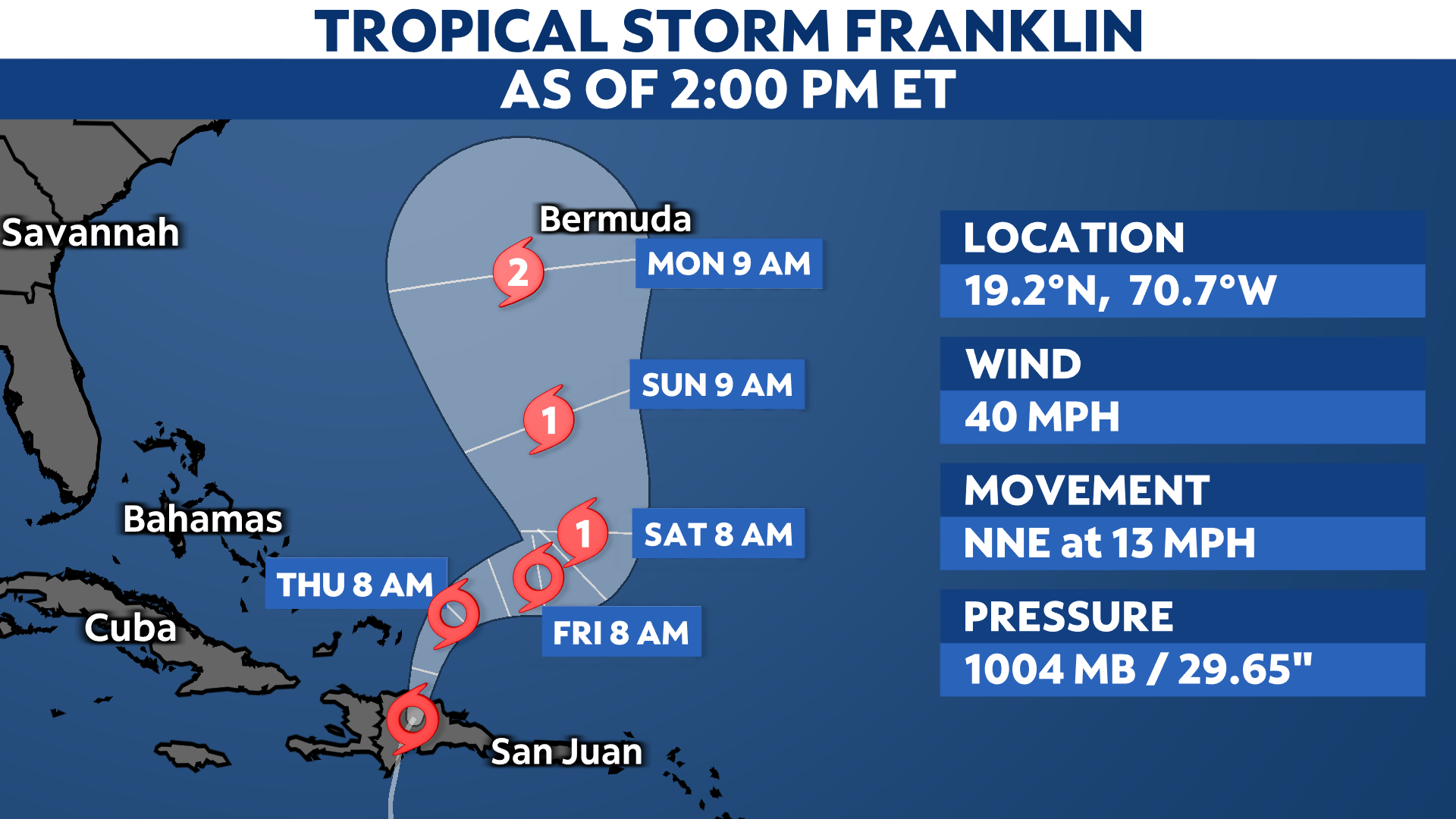 You are currently viewing Franklin brings flooding rains as it moves over Hispaniola